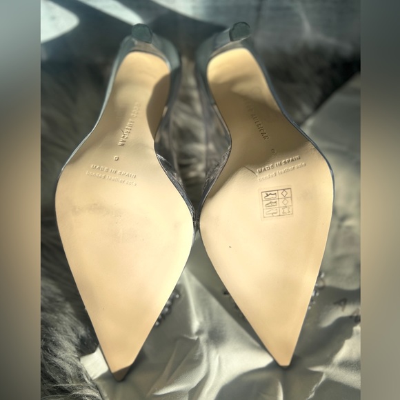 GOOD AMERICAN CINDER-F*CKING-RELLA JEWELED CLEAR PUMP NWOB - Picture 15 of 17